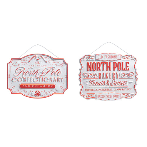 North Pole Confectionary and Bakery Signs