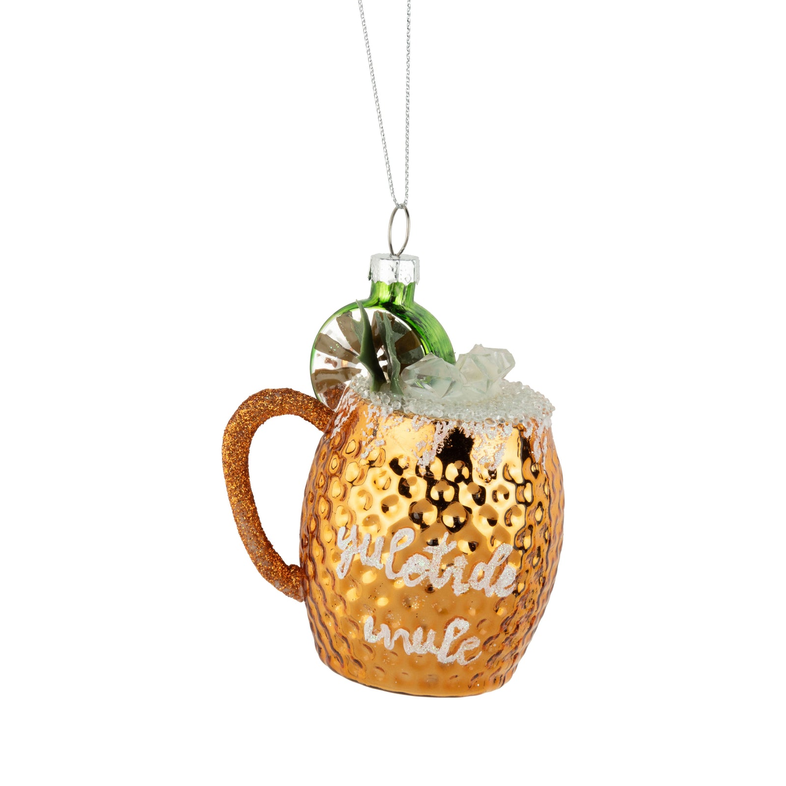 Glass Moscow Mule Ornament