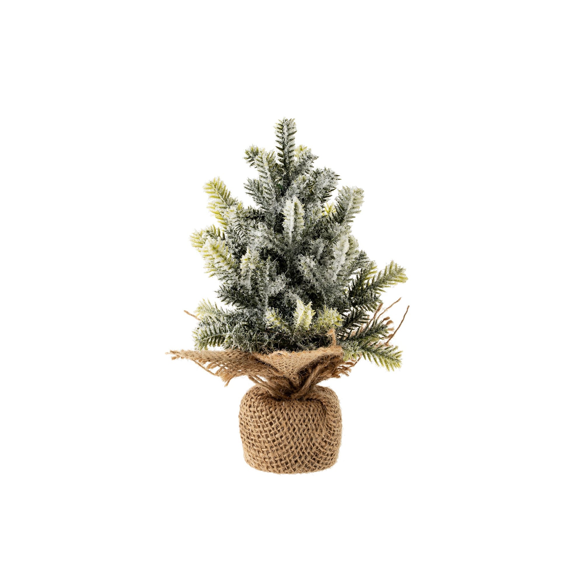 Faux Frosted Pine Tabletop Trees