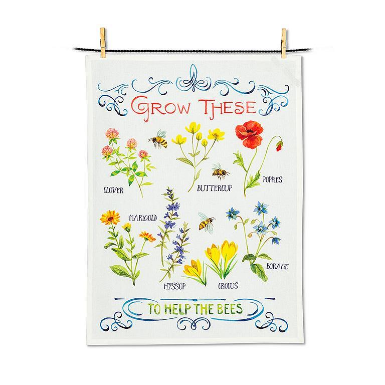 For The Bees Kitchen Tea Towel