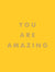 You Are Amazing - Book