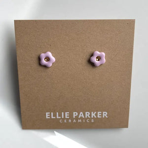 Ellie Parker Ceramic Studs | Flower