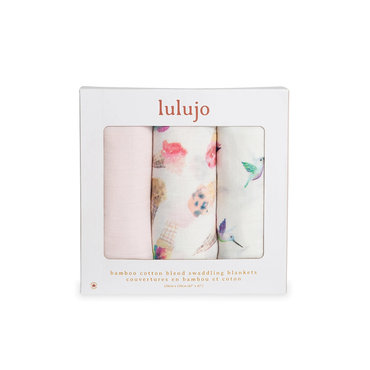 Bamboo Swaddle Blankets 3 Pack | Lulujo
