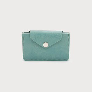 Card Holder with Pressure Button Flap - Caracol