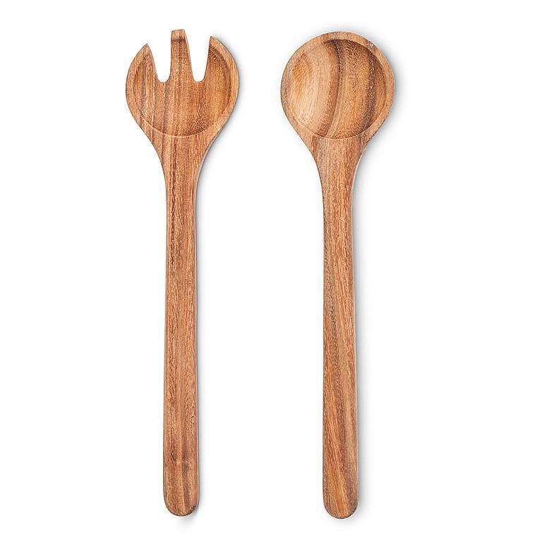 Classic Wood Salad Servers