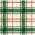 Holiday Painted Plaid Stone Christmas Wrapping Paper