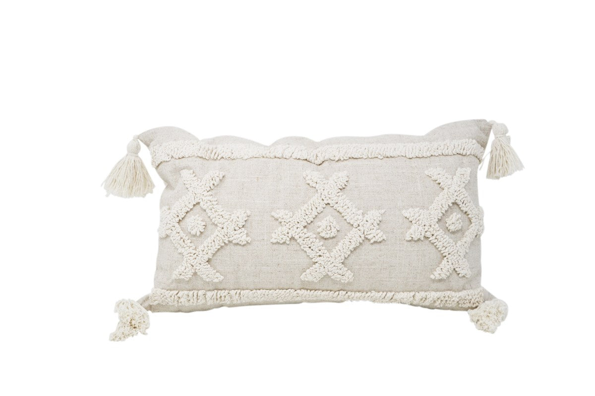 Boho Chic Throw Pillow - Lumbar