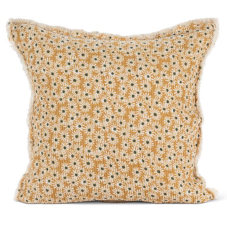 Yellow Daisy Pillow