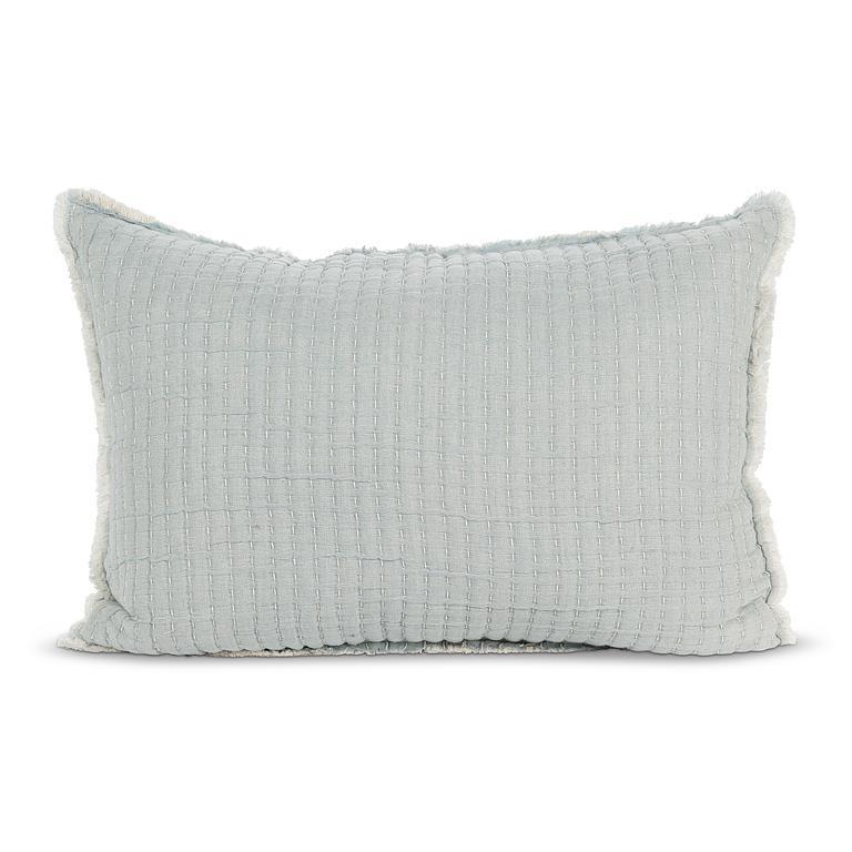 Overstitch Rectangle Throw Pillow