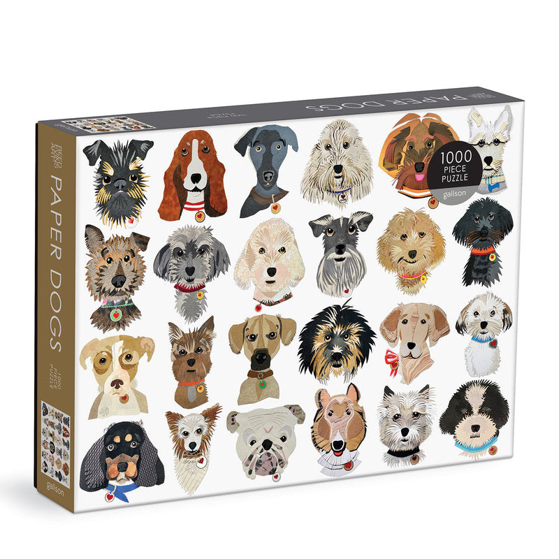 Paper Dogs - 1000 Piece Puzzle