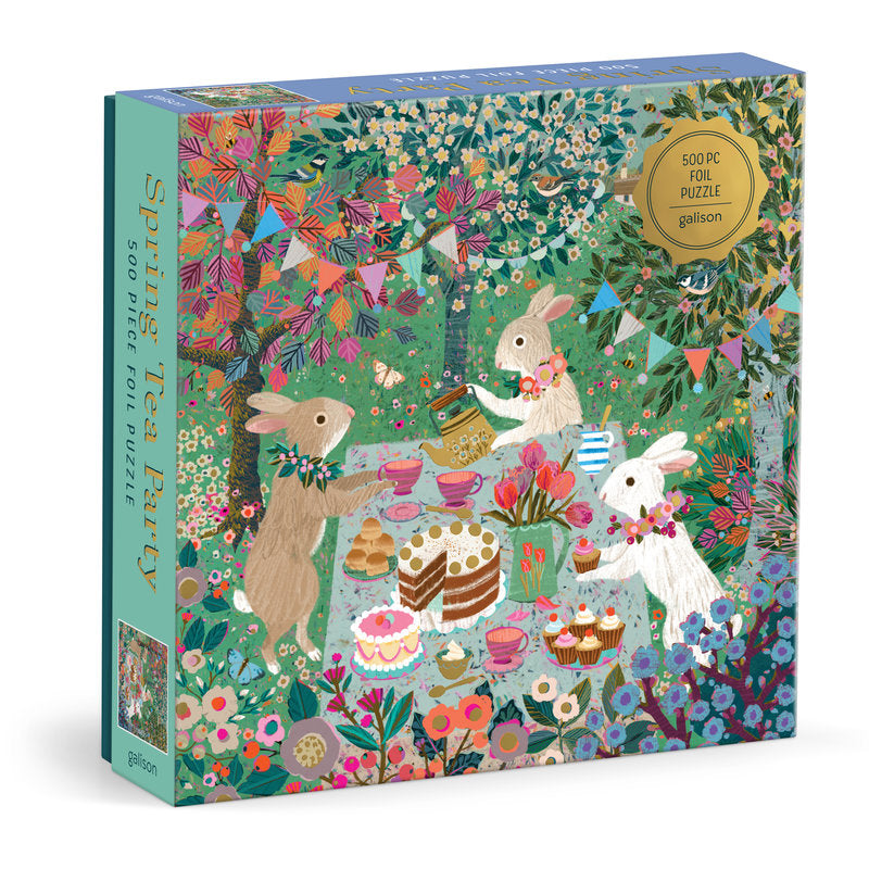 Spring Tea Party 500 Piece Puzzle