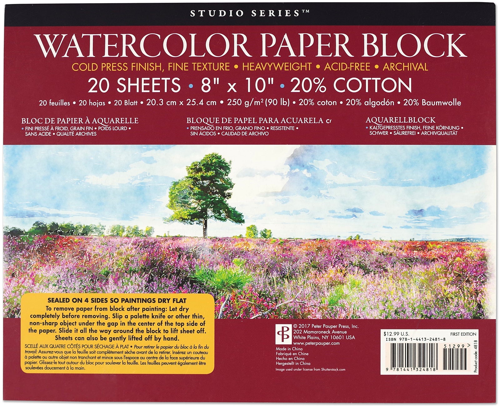 Watercolour Paper Block