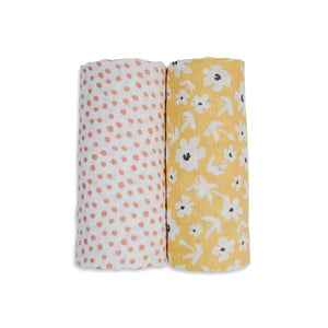 Cotton Swaddle 2 Pack | Lulujo