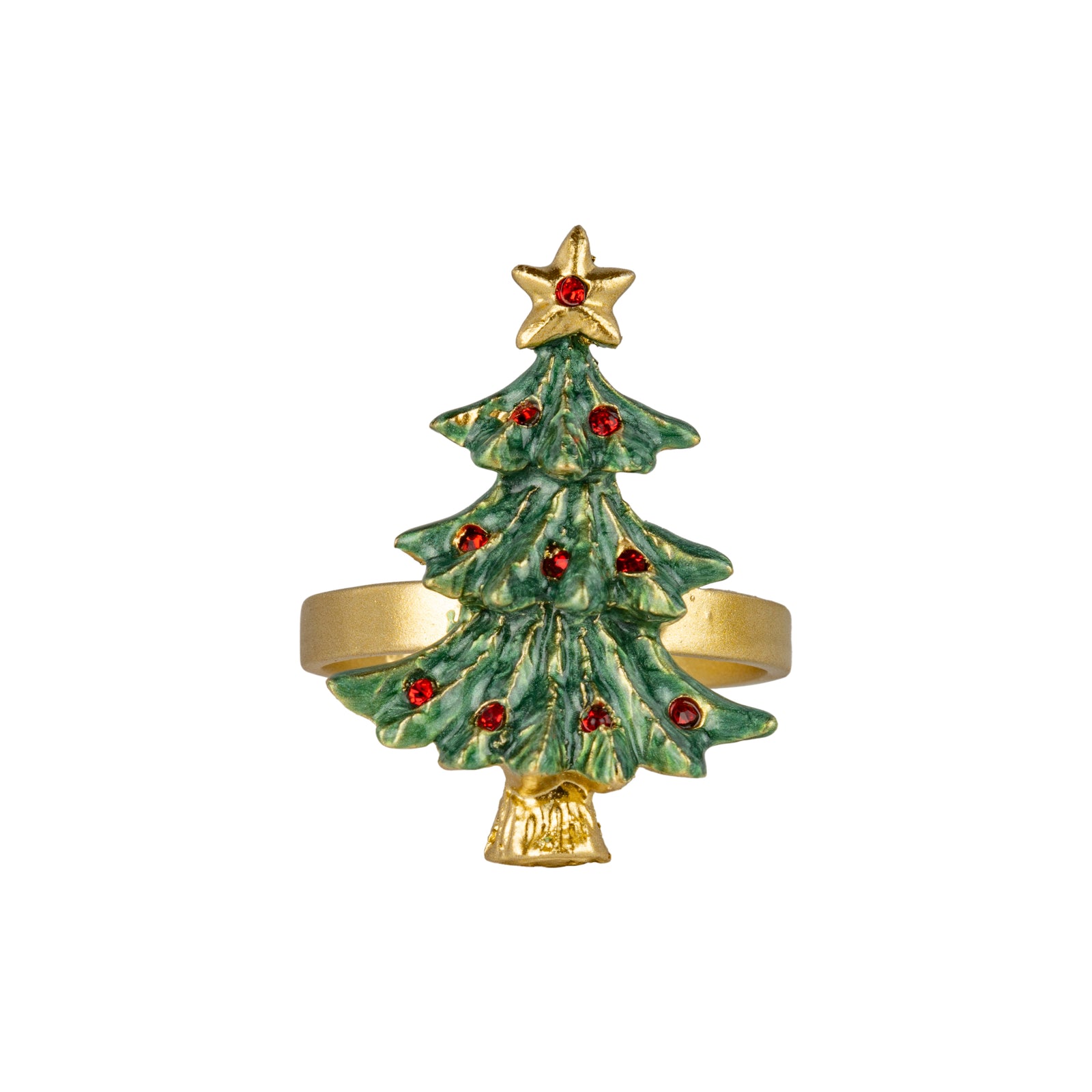 Metal Christmas Tree Napkin Ring
