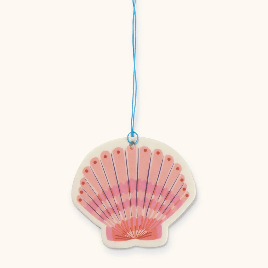 Pink Seashell Car Air Freshener
