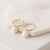 Andie Pearl Hoop Earring - Gold