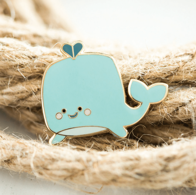 Baby Whaley Cute Enamel Pin