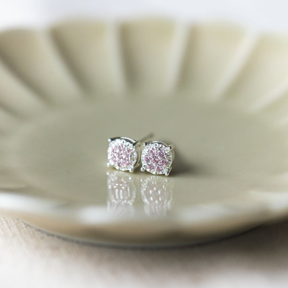 Bedazzle Pink Studs