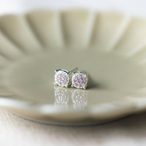 Bedazzle Pink Studs