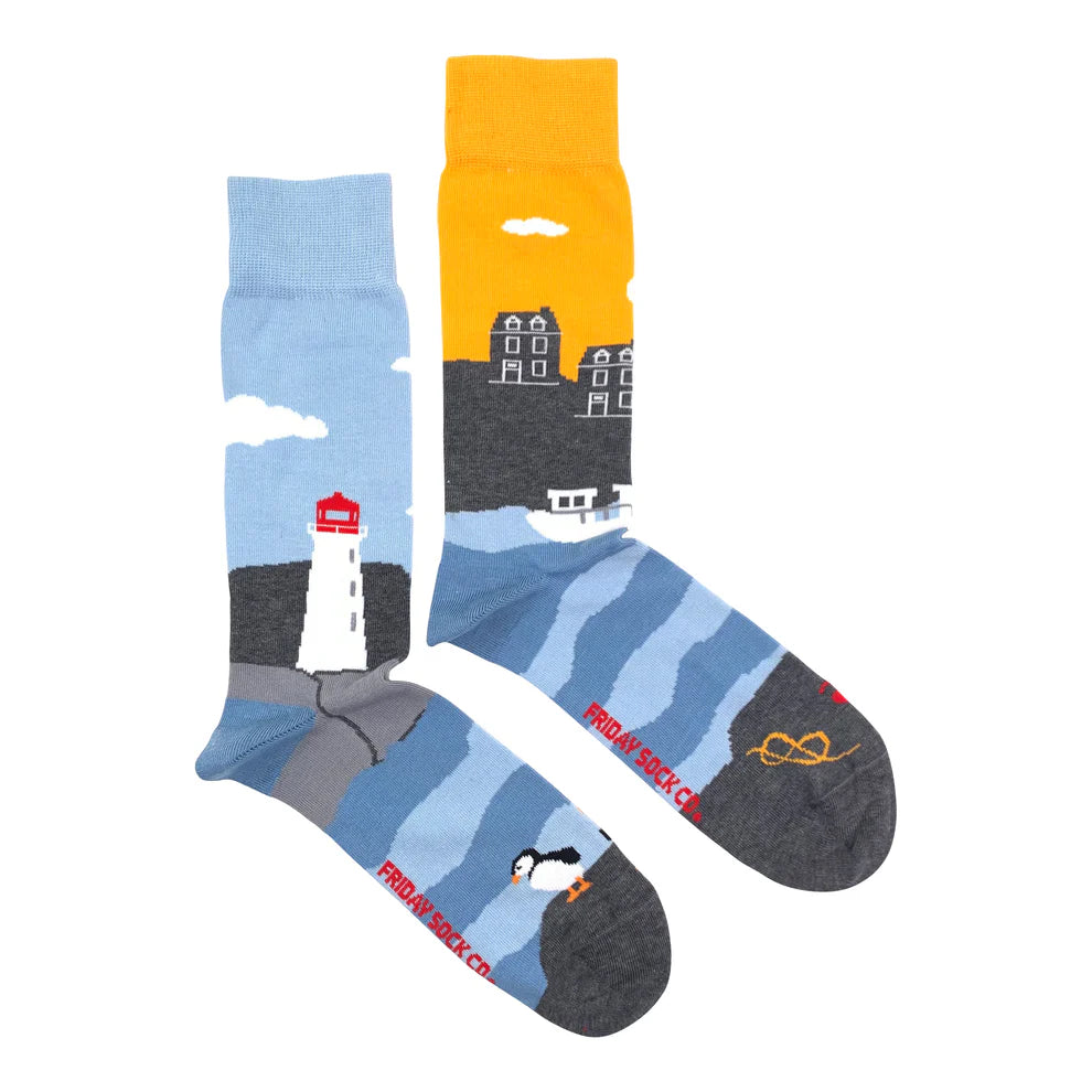 Men's East Coast Landscape Socks