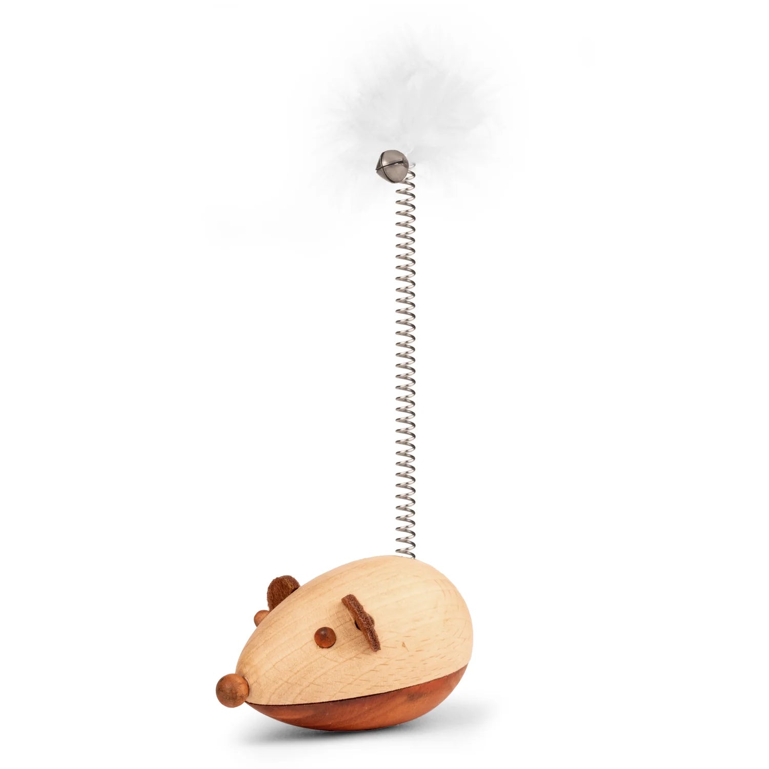 Wooden Mouse Cat Toy