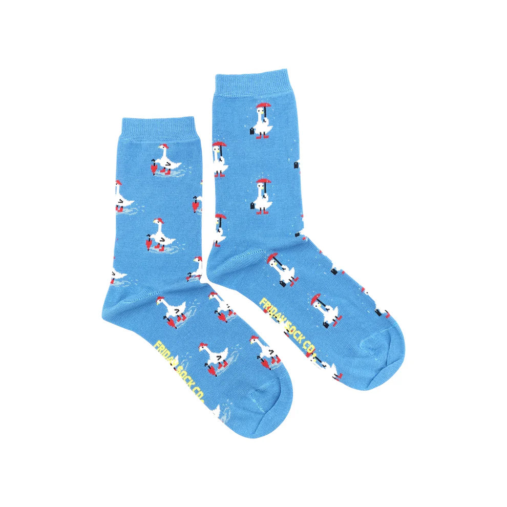 Women's Goose In Rain Socks