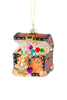 Glass Treasure Chest Ornament