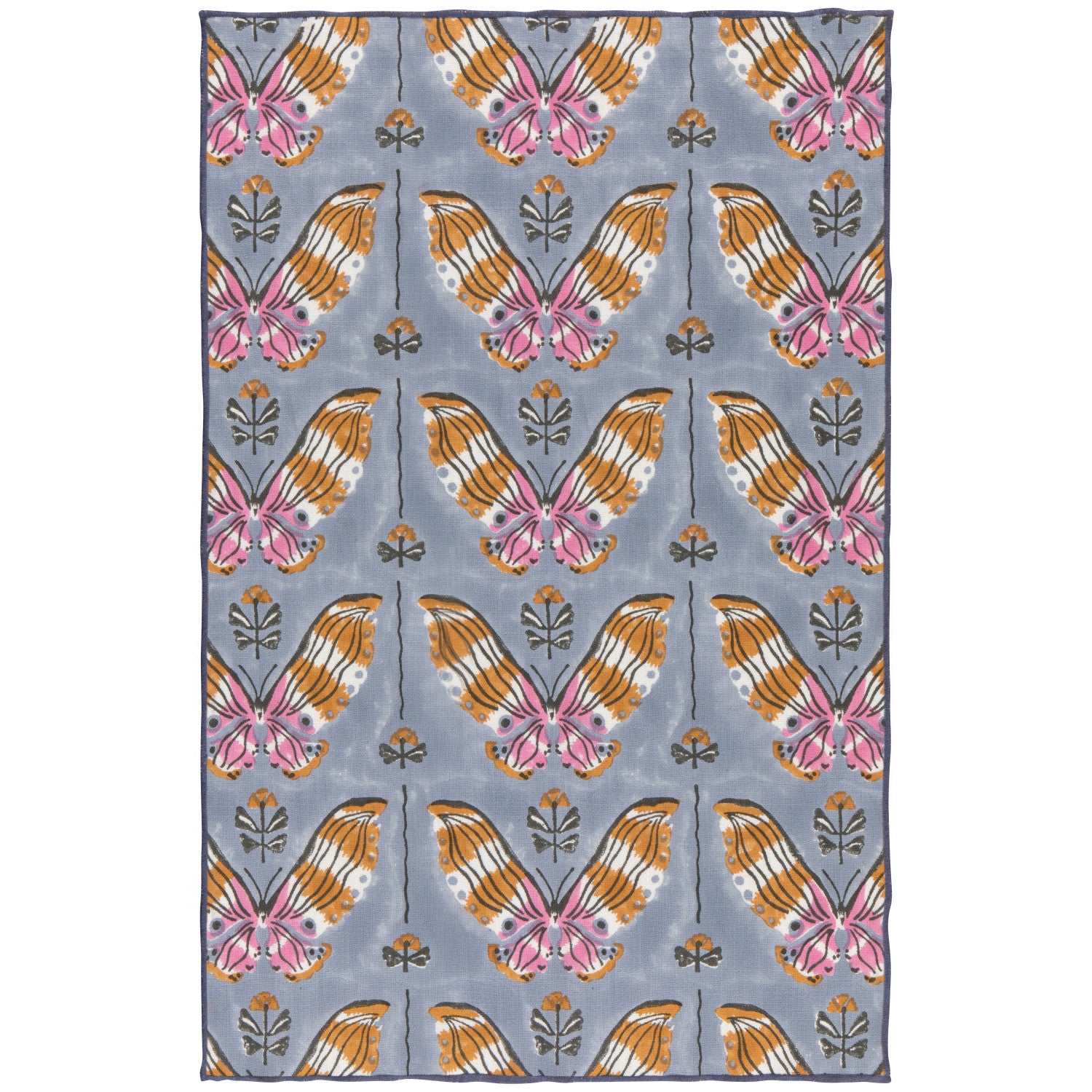 Aurora Block Print Dishtowel