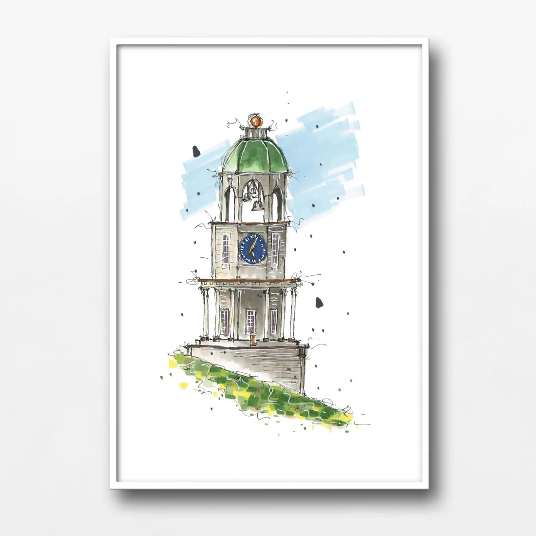 Downtown Sketcher - 8" X 10" Art Print