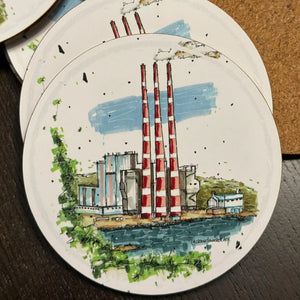 Downtown Sketcher - Coasters