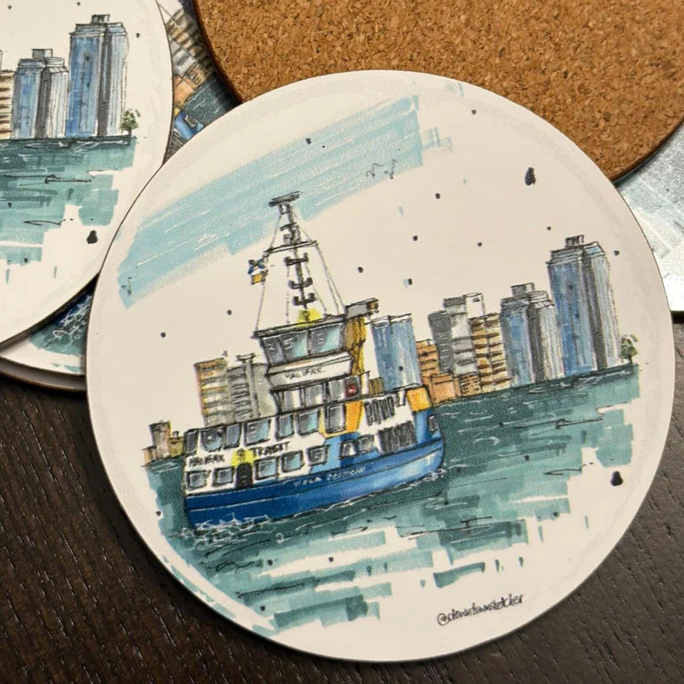 Downtown Sketcher - Coasters
