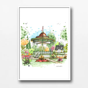 Downtown Sketcher - 8" X 10" Art Print