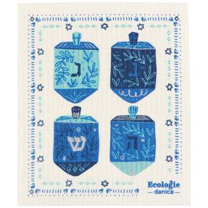 Hanukkah Ecologie Swedish Dishcloths