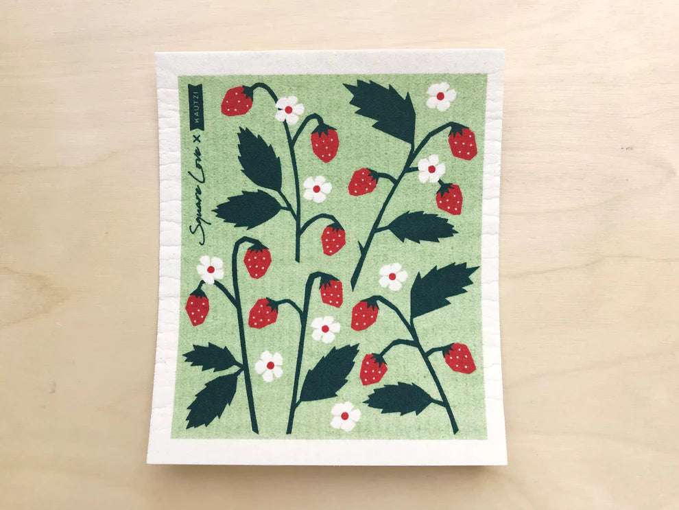 Square Love - Swedish Dishcloth