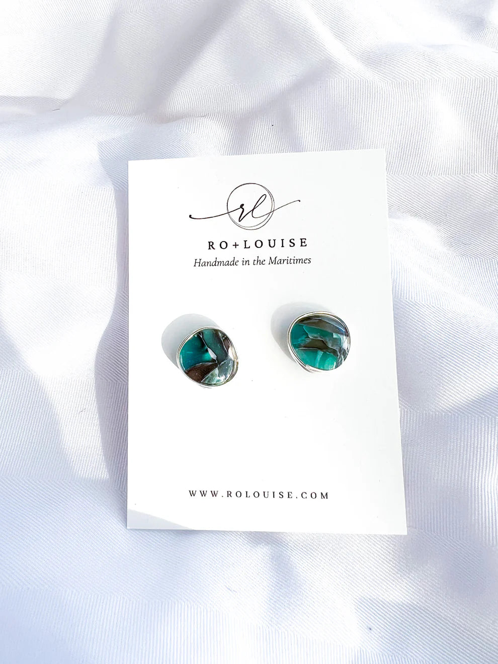 Amelia Studs - Ocean
