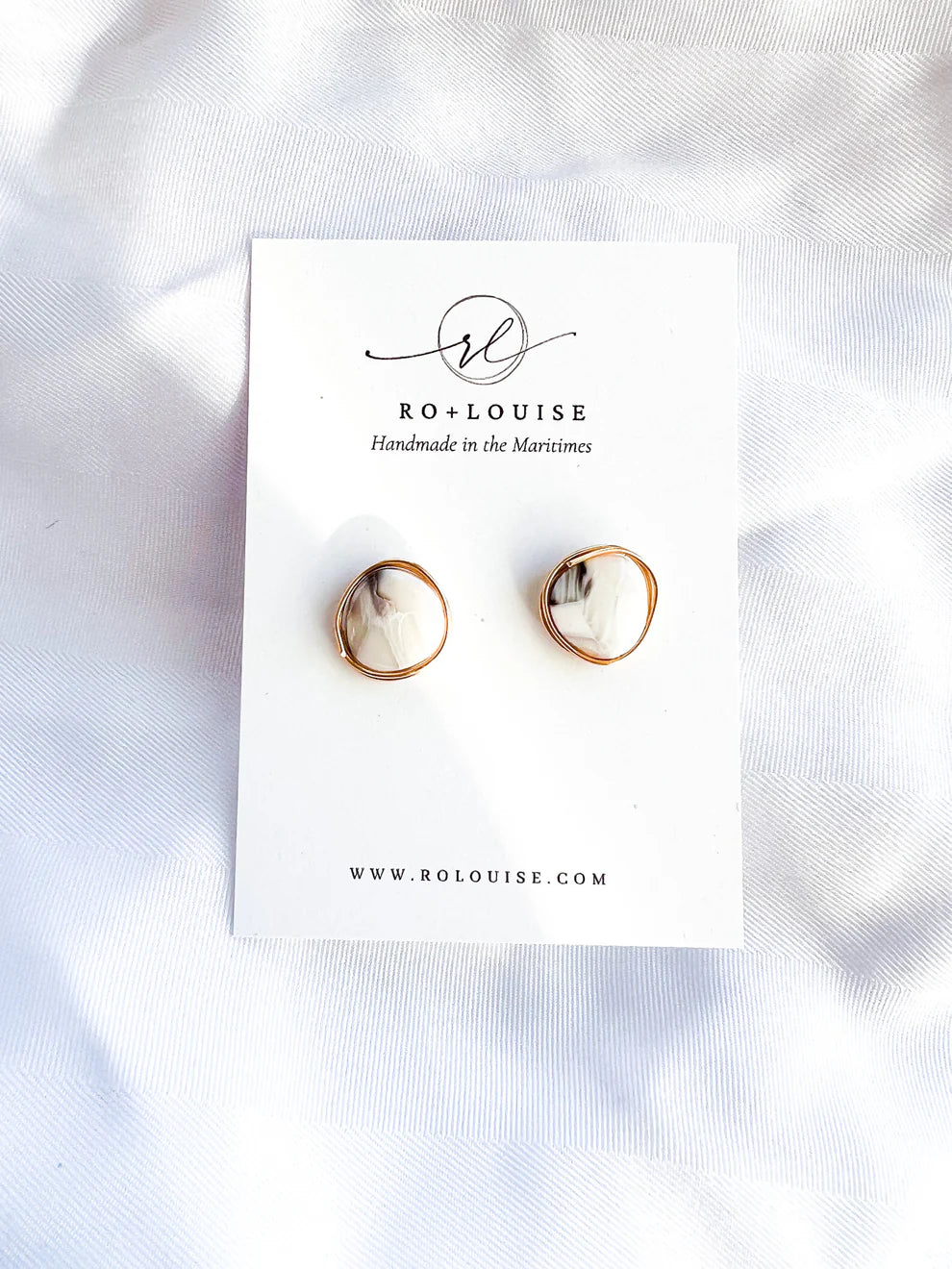 Amelia Studs - Stone