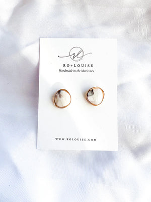 Amelia Studs - Stone