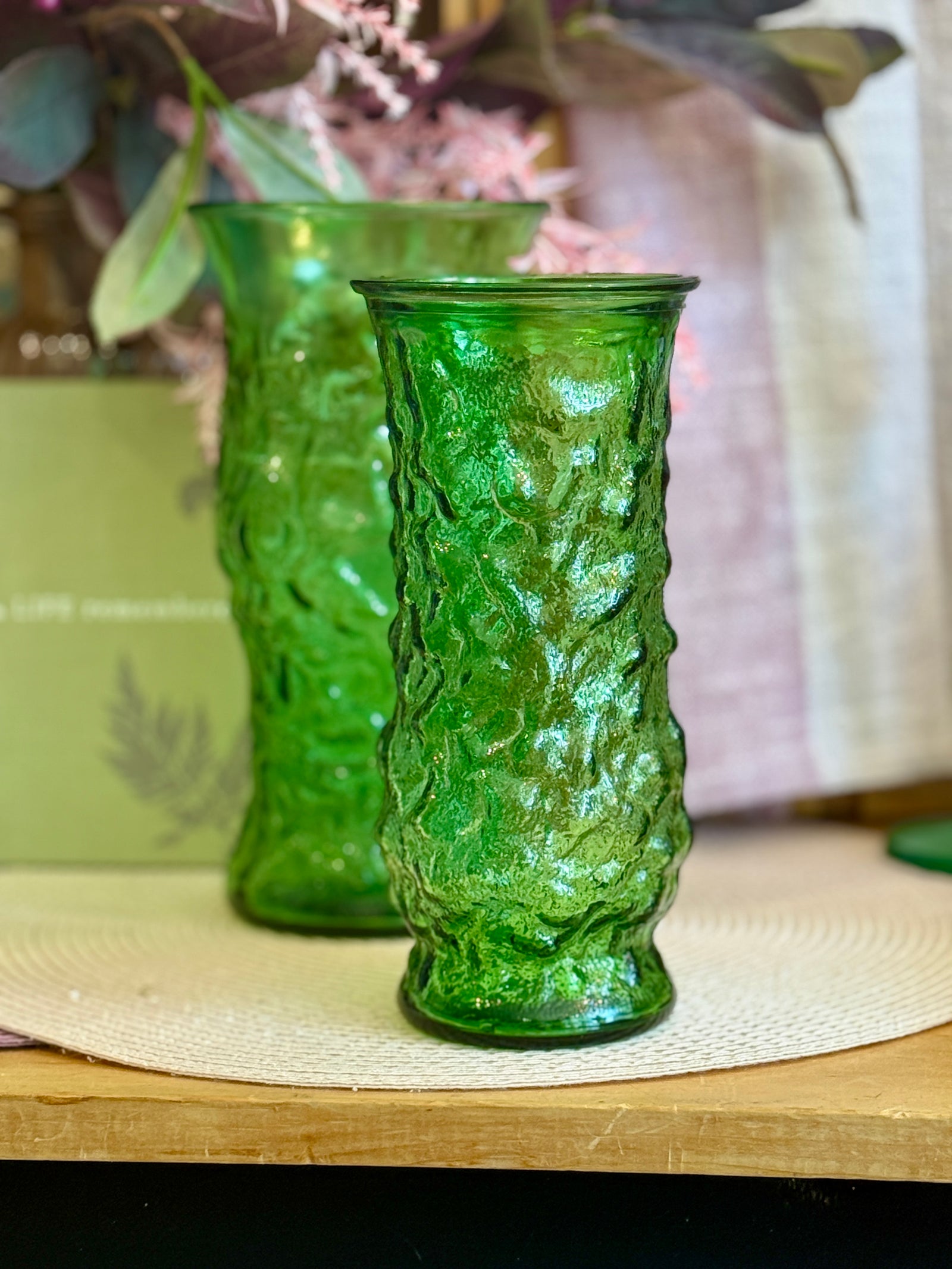Glass Vases Green