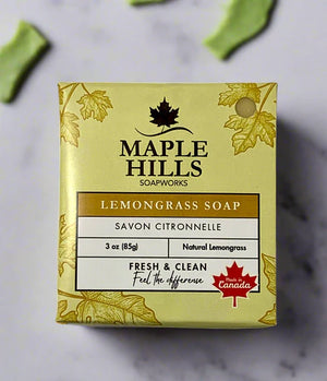 Lemongrass Tallow Silk Soap | Maple Hills Soapworks