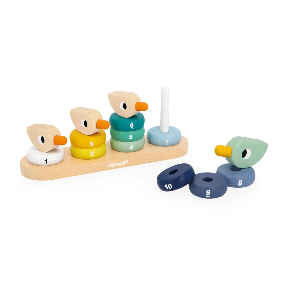 Wooden Stacking Ducks