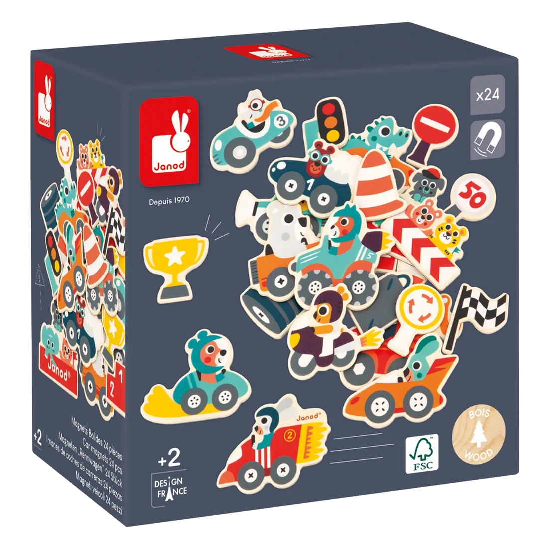 Car Magnets - 24pcs