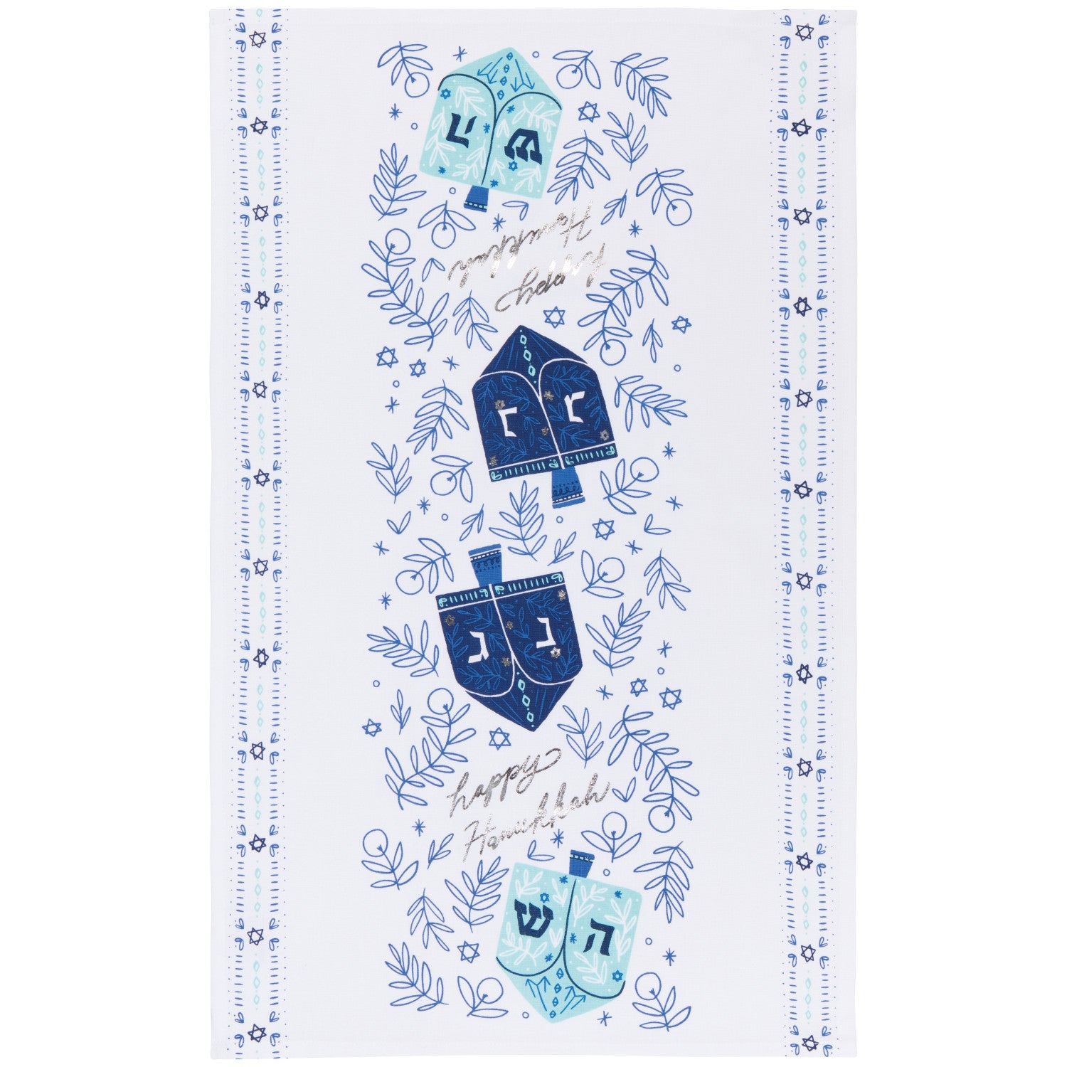 Dreidel Hannukah Dishtowel