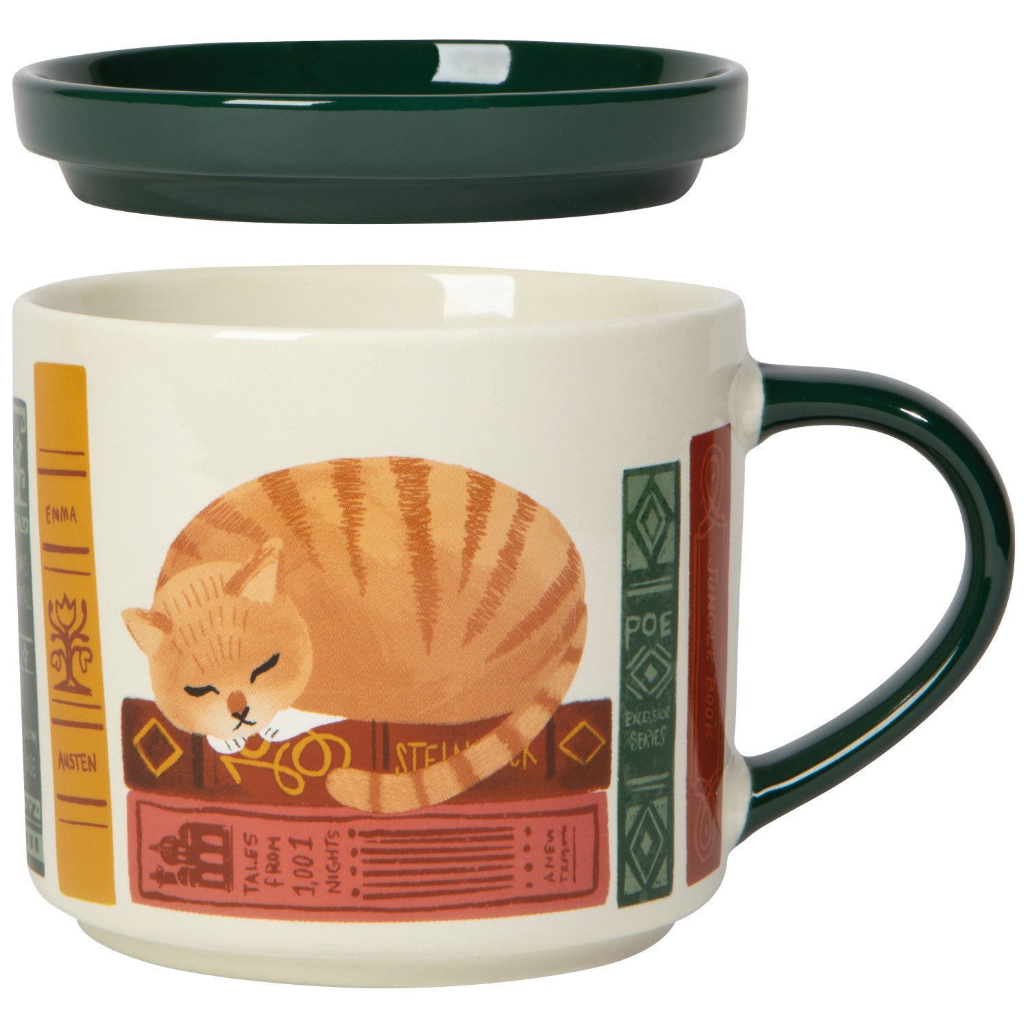 Book Club Mug With Lid