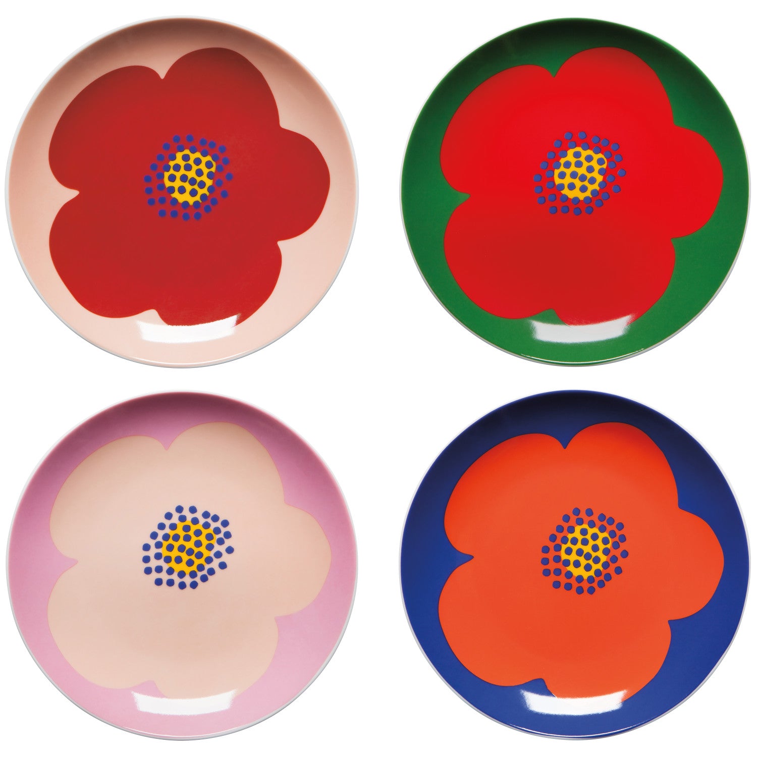 Poppy Appetizer Plates (Single)