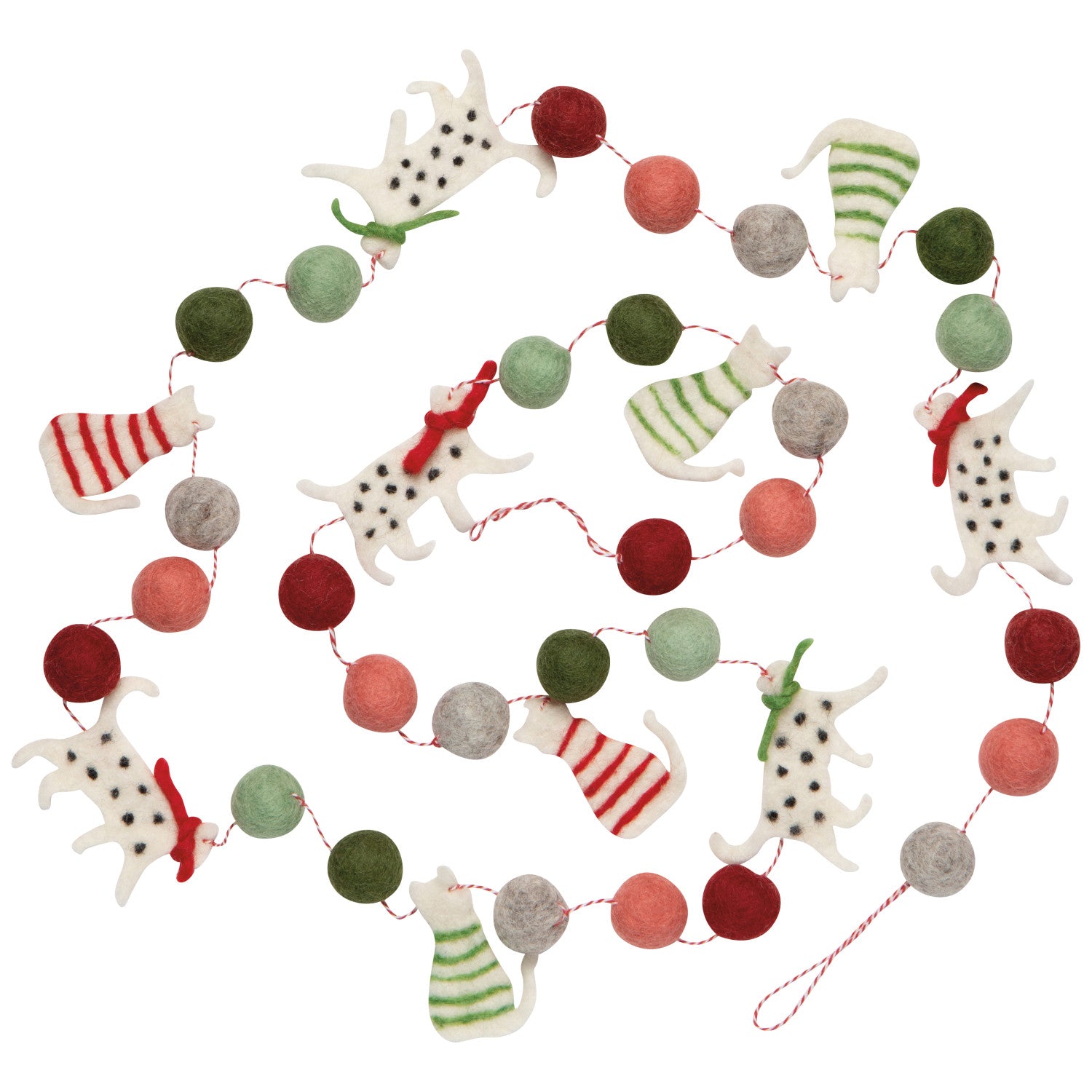 Cat Christmas Garland