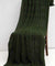 Green Cable Knitted Throw Blanket