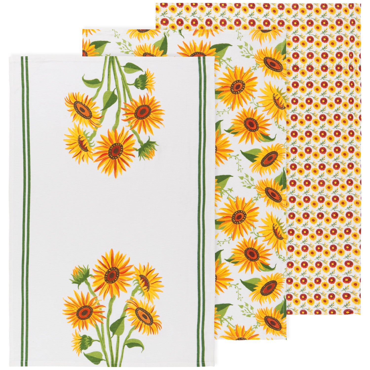Floursack Tea Towel Set - Sunflower Splendor
