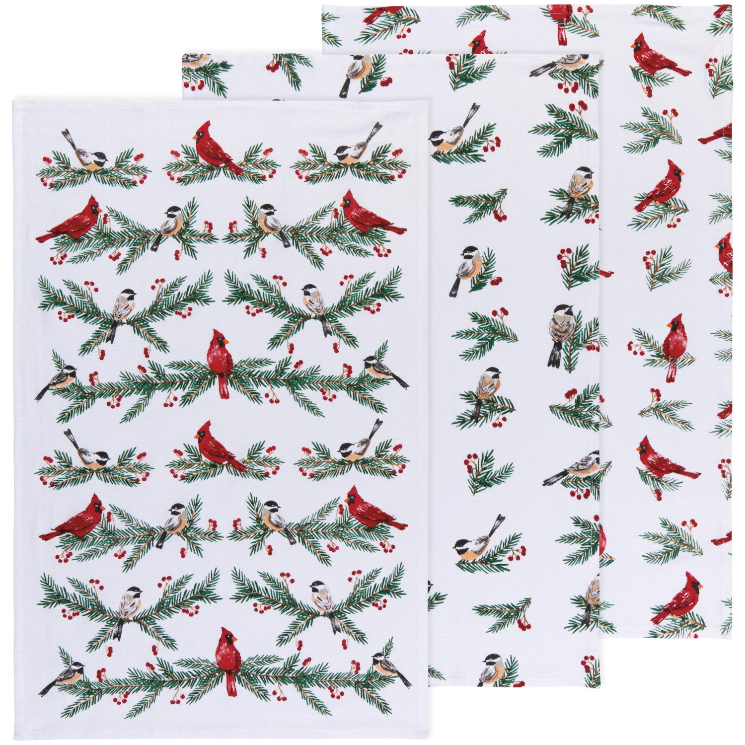 Floursack Tea Towel Set - Boughs & Birds