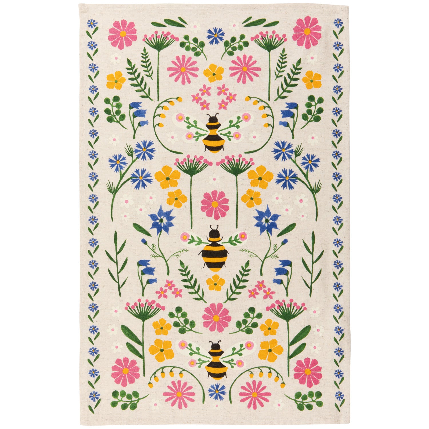Bee Garden Tea Towel