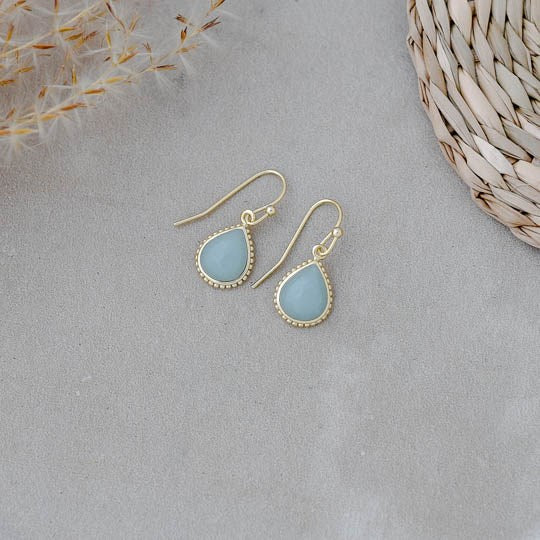 Paris Earrings - Amazonite